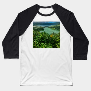 Green Lagoon, Azores Baseball T-Shirt